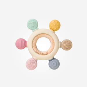 Saro Baby wooden & silicone teether