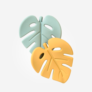 Saro Baby Jungle leave- Mustard & Green