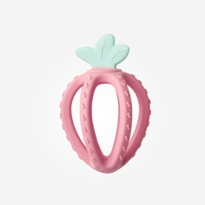 Saro "Fresh Fruit" Teether- Pink
