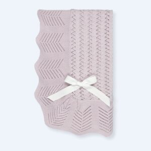 Macilusion wavy trim blanket- orchid