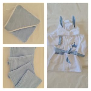 Newborn shower set- Blue
