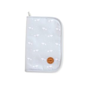 Saro Baby Document Holder- Grey