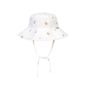 Saro Baby Reversible Hat- White